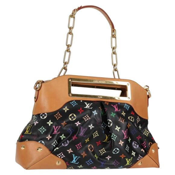 LOUIS VUITTON Monogram Multicolor Judy GM Bag Black M40254 - Picture 1 of 16